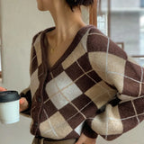 Women Clothing Oversize Womens Sweaters Autumn Vintage Loose Winter Sweater Knitted Women Cardigan Knit Button