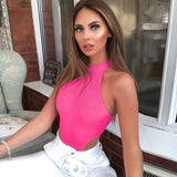 Toloer New Sexy Slim Sleeveless Round Collar Jumsuit Female Women's Street