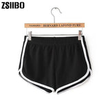 Female Black grey Short women Workout Waistband Skinny Short clothing 2023 New High waist shorts Summer women's