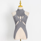 Waistcoat Women 2025 Spring New Hollow Kinesith Sling Sling Vest