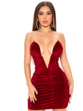 Fashion Deep V Neck Straps Bodycon
