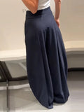 Autumn 2025 New Fashion Temperament Loose Striped Broad Leg Suit