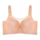 Full Coverage Bras for Women Plus Size Lace Brassiere with Mesh E F Cup Push Up