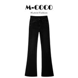 Cool Tung Sister Wearing A Blue Waist Sunscreen Long-Sleeved Shirt Micro-Tpeak Trousers