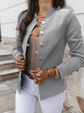 Burst Long Sleeve Rebuttoned Small Suit Short