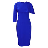 Large-Size Female Decoration Height Waist Lotus Side Temperament Commuter Pencil Skirt