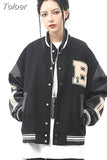 Coats Men's spring jacket Hip Hop Color Block Jackets women Harajuku Streetwear 2023 Women's spring jacket New