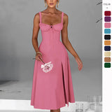 Spring And Summer New Fashion Leisure Tie To Repair The Fork With High-End Dress