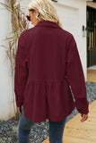Longline Peplum Shirt