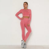 New Gym Set Women Seamless Fitness Bra Sport High Waist GYM Sexy Booty Leggings Push Up Pants Leggins Workout