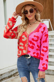 Print Button Down Dropped Shoulder
