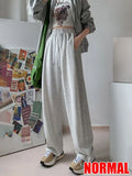 High Waist Loose Pants For Women Sport Trousers Wide Leg Sweatpants Women Joggers Straight Elastic Waist Pants