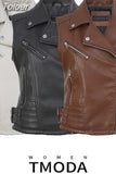 2023 Spring Autunm Women Fashion Black Faux Leather Vest Jackets Lady Bomber Motorcycle Cool Outerwear Zipper