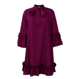 Women's Clothing 2025 Summer Fashion Temperament Loosely Tied With Solid Wood Ear African