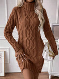 And Winter New High-Collared Collared Turtleneck Sweater Knitted Long-Sleeved