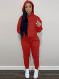 Long Sleeve Hooded Sweatsuit with