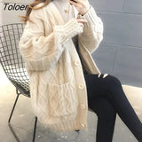 Women Long Warm Solid Six Colors Single Breasted Pockets Comfortable Fashion Korean Style Casual All-match Simple