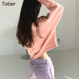 No Hat Hoodies Women Sweet Student Baggy Ulzzang Female Harajuku Streetwear All-match Vintage Elegant Cropped Cozy