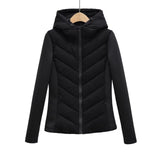 Women's Clothing 2025 Autumn And Winter 2025 New Slim Slim Hooded Cotton Jacket