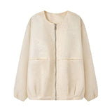 European Bright Diamond Jacket Short 2025 Spring New Fashion Temperament Casual Baseball Uniform Jacket