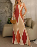 Fashion Casual Printed Dress Women's