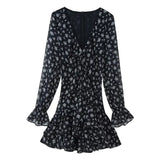 2025 Women's Shirt Style Mini Dress 3D Three-Dimensional Pattern Short