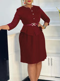 Women's 2025 New Seven-Sleeve Fashion Elegant Folding