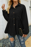 Longline Peplum Shirt