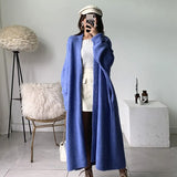 Gray Big Size Thick Knitting Cardigan Sweater Loose Fit V-Neck Long Sleeve Women New Fashion Tide Autumn Winter 2022
