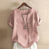 Summer Retro Large Loose Linen Sleeve Women's