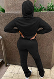 Winter Blank Hoody and Stack Pants 2 Piece