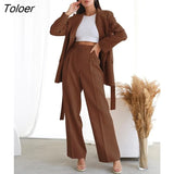 Office lady Baggy Trouser High Waist Elegant All-Match Wide Leg Pants Women Full Length Spring Pocket Zipper Street