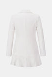 Pleated Mini Blazer
