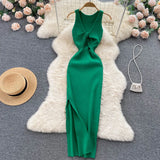 Women's Summer New Sexy Kinesith Heart-Scuttered Fashion Two-Pin Knitted