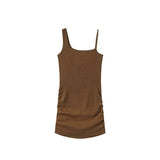 Piece Dress Set Women Casual Knit Mini Dress Female Evening Party Elegant Y2k Sweater Dress Korean Fashion 2021 Autumn