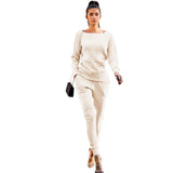 Toloer New Women's Wear Autumn And Winter Urban Leisure Two-Piece Set-Outfit