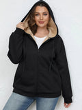 Size Women's Winter Explosion Warm Plush Hoodie