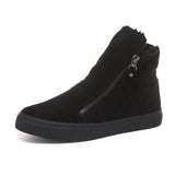 Ankle Boots For Women Fashion Zip Snow Boots Warm Plush Ladies Shoes Black Fur Female Platform Shoes Zapato Mujer
