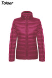 Philosophy winter Down jacket women 90% duck down coat Ultra Light warm Female Portable plus size down jacket