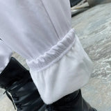 Graduation party Cool Ladies Ribbons Chains Cargo Pants Women Street Fashion Hip Hop Gothic Black Sweatpants Pockets Loose Casual