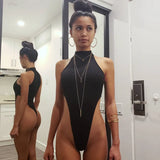 Toloer New Sexy Slim Sleeveless Round Collar Jumsuit Female Women's Street
