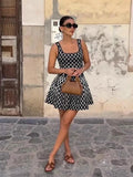 Type Collarless Wave Knitted Dress Pocket Fluffy Knitted Evening Dress