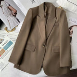 Toloer And Autumn Suit Jacket Female In 2024 Autumn New Black Net Red Fried Street Temperament Trend Casual Ladies Suit-Outfit