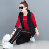 style 2020 New Women Clothing 3 Piece Set Plus Size Oversized Autumn Suit Hoodies Lounge Wear Female Top And