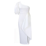 Women's Dress 2025 New Twill Open-Coated Loaf Dress Sexy