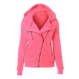 Winter Zipper Hoodies Sweatshirt Women Long Sleeve Hoody Warm Jackets Zipper Tracksuit Hoodie Sweatshirt Pullovers