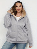 Size Women's Winter Explosion Warm Plush Hoodie