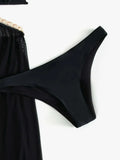 Chains Cover-Up Bikini Two Piece