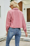 Button Down Jacket with Breast