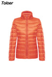 Philosophy winter Down jacket women 90% duck down coat Ultra Light warm Female Portable plus size down jacket